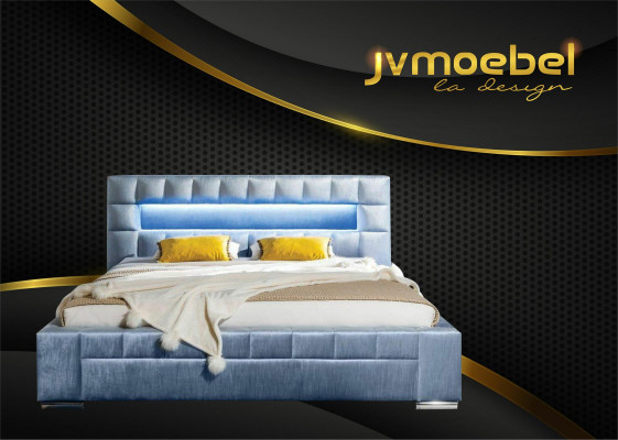 Bed inclusief LED-verlichting Slaapkamer Design Meubels Modern Bedden Luxe Tweepersoons