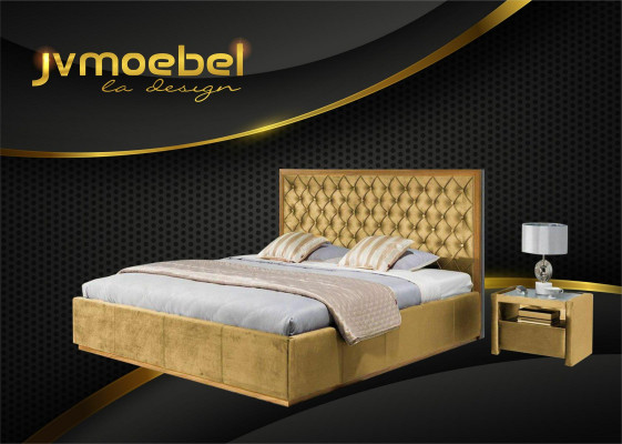 Bedtextiel Slaapkamerontwerp Meubels Modern Luxe Bedden Bedframe 140x200