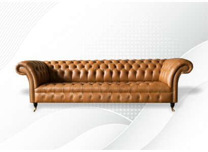 Ontwerpbank Chesterfield bekleding modern textiel stofbanken 4-zits slaapbank nieuw