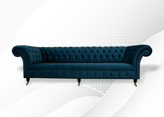 Ontwerpbank Chesterfield bekleding modern textiel stof bankstellen 4 zits slaap