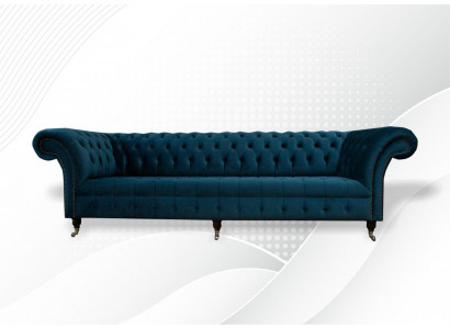 Ontwerpbank Chesterfield bekleding modern textiel stof bankstellen 4 zits slaap