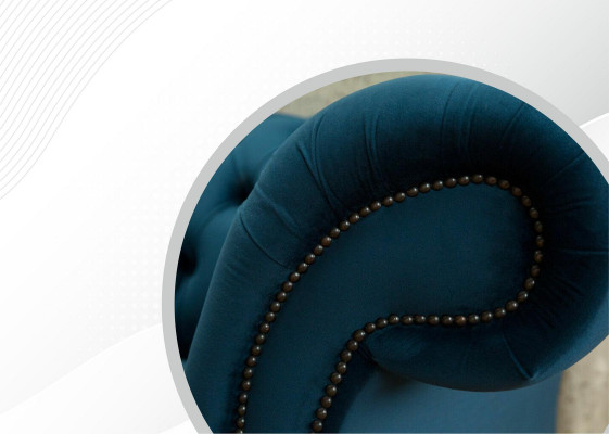 Ontwerpbank Chesterfield bekleding modern textiel stof bankstellen 4 zits slaap