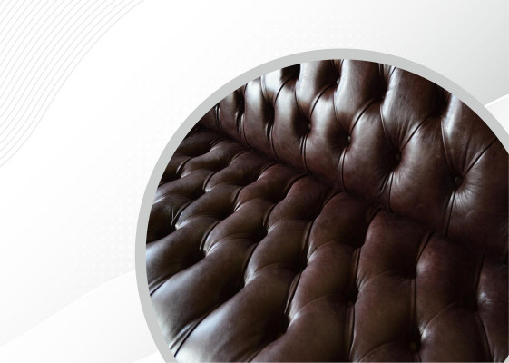 Sofa Chesterfield gestoffeerd ontwerp XXL luxe bank 4-zits lederen banken bank