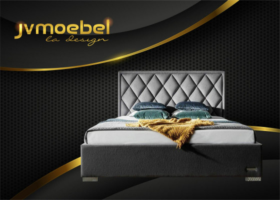 Ontwerper bed textiel slaapkamer ontwerp meubels luxe bedden gestoffeerd frame nieuw