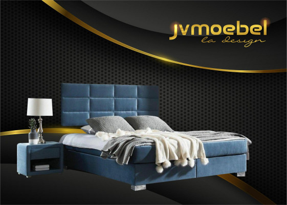 Bed textiel slaapkamer design meubels moderne luxe bedden bedframe stof nieuw