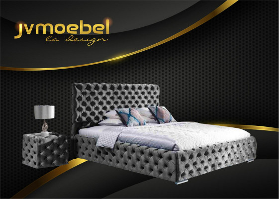 Bed Slaapkamer Set Ontwerp Meubels Modern Luxe Bedden Chesterfield Groen 140x200