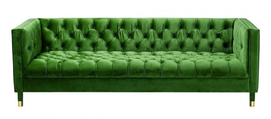 Blauwe Chesterfield Textiel Modern Design Stof Creatief Meubilair Nieuwe Woonkamerbank.