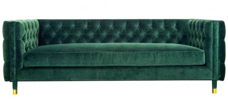 Chesterfield bank woonkamer stoffen bank bank bekleding sofa set 3-zitsbank nieuw