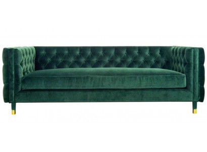 Chesterfield bank woonkamer stoffen bank bank bekleding sofa set 3-zitsbank nieuw