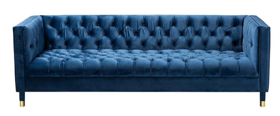 Groene driezits stoffen Chesterfield-design banken gestoffeerde bank woonkamer 230cm