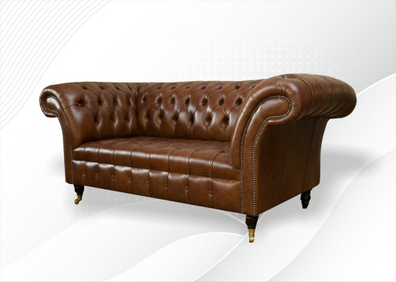 Chesterfield bank 2-zits bekleding designerbanken banken set #325 nieuw.