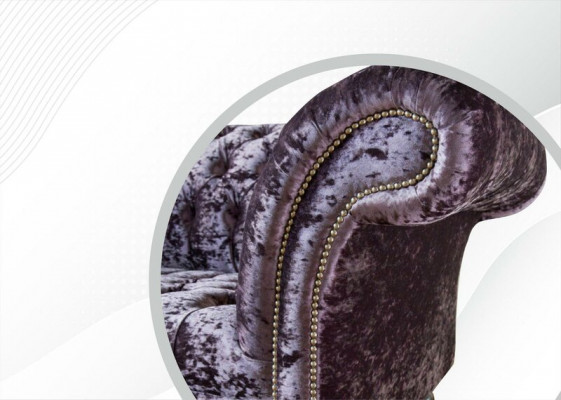 Chesterfield bank bank tweezitter stof bankstellen banken 2-zits bekleding fluweel