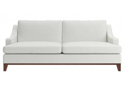 Beige bank met knopen Amerikaanse stijl bank gestoffeerde zitbank luxe nieuw