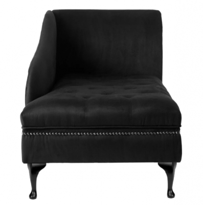 Chaiselongue Elegante ligstoel Chesterfield ligstoelen met knopen fluweel Chaiselounge