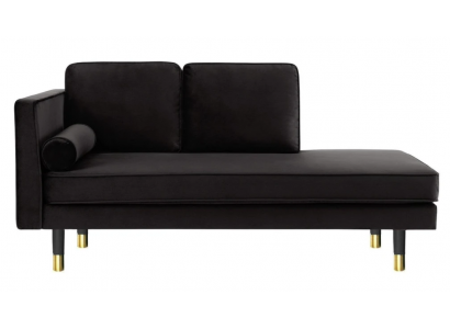 Chaiselongue Creatieve meubels Nieuw Woonkamer Modern Ontwerp Zwart Bank