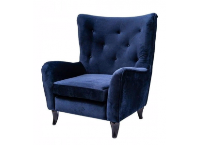 Fauteuil Textiel Chesterfield fluweel meubels woonkamer moderne banken blauw.