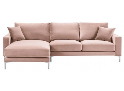 Textielstof Chesterfield banken Creatieve meubels Woonkamer hoekbank Roze XXL Big