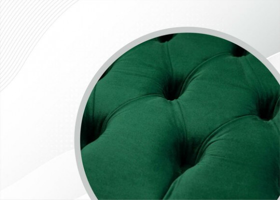Chesterfield Groene 2-zitsbank Gestoffeerde banken Bankstellen Design Bank Club Textiel