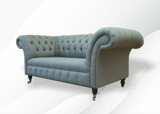 Chesterfield bank bank bekleding ontwerper 2 zits bankstel bankstellen tweezits nieuw