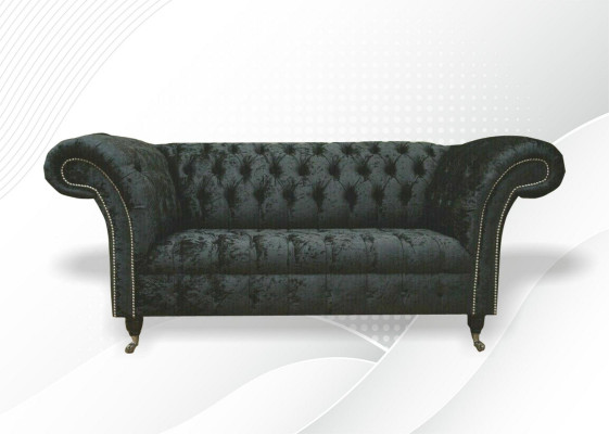 Chesterfield Velvet Clubbank Bekleding 2-zits Ontwerp Textiel Banken Banken