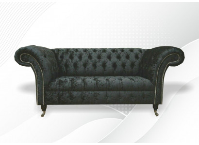 Chesterfield Velvet Clubbank Bekleding 2-zits Ontwerp Textiel Banken Banken