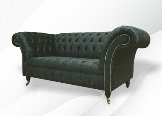 Chesterfield Velvet Clubbank Bekleding 2-zits Ontwerp Textiel Banken Banken