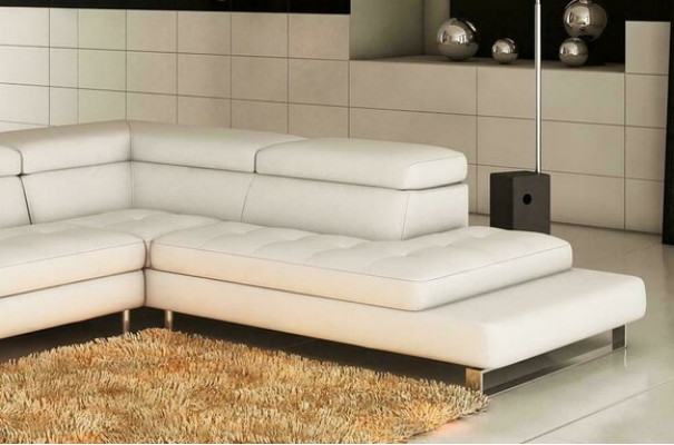 Moderne hoekbank leren bank L-vormige bekleding Designer hoekbank