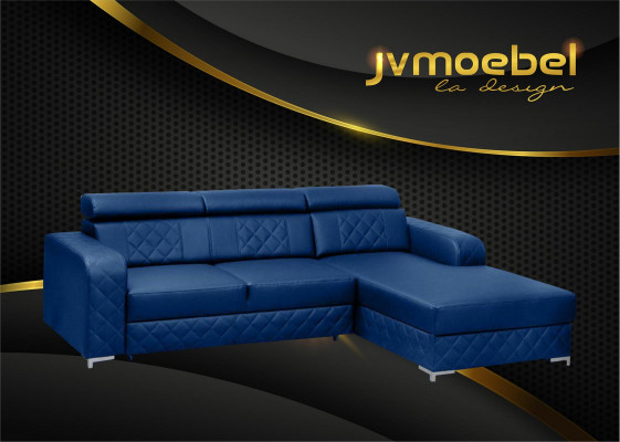 Hoekbank L-vorm Leer Modern meubeldesign Woonlandschap Bank Fluweel Stof Textiel