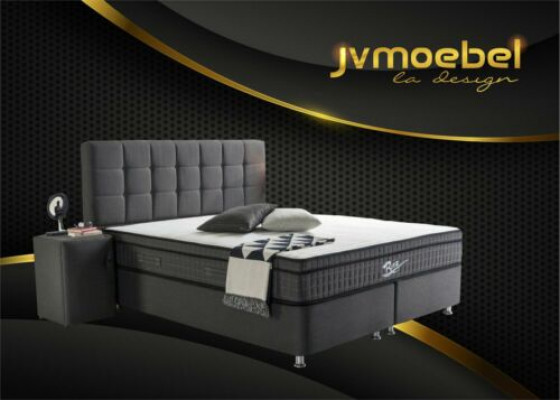 Luxe boxspringbed 3-delige set nachtkastje bedden meubels luxe slaapkamer