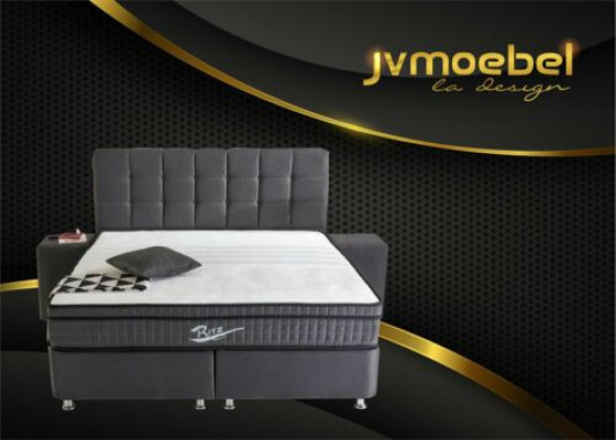 Luxe boxspringbed 3-delige set nachtkastje bedden meubels luxe slaapkamer