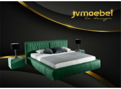 Ontwerpbedden Slaapkamer Sets Bed 2x Nachtkastje Klassieke Luxe Meubels