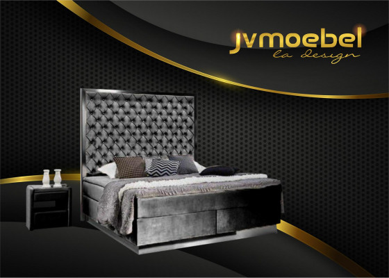 Boxspringbed Stof Meubels Bedden Bed Textiel Slaapkamer Design Chesterfield