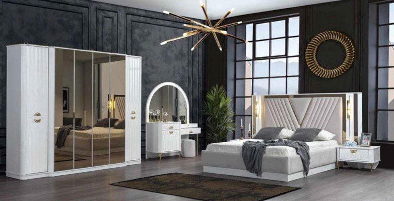 Modern slaapkamer set in prachtig Europees ontwerp.