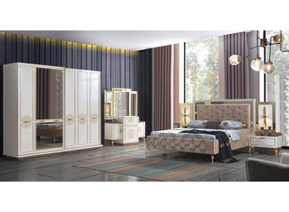 Exclusieve 5-delige luxe slaapkamerset van premiumkwaliteit.