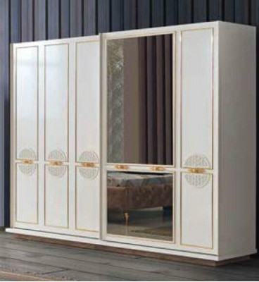Exclusieve 5-delige luxe slaapkamerset van premiumkwaliteit.