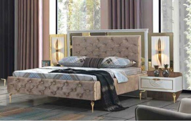 Exclusieve 5-delige luxe slaapkamerset van premiumkwaliteit.