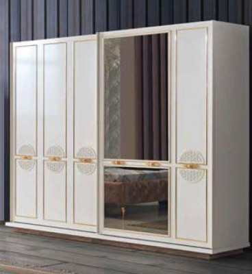 Kledingkast met zweefdeuren Houten kast Slaapkamer