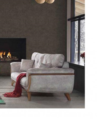 Luxe driezits moderne bank gestoffeerde meubels grijze banken sofa's