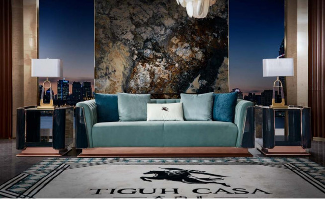 Chesterfield Bank Leer Driepersoons Bank Bekleding Ontwerp Meubels Luxe