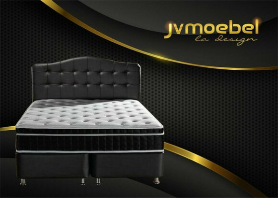 Bed Leder 2x Nachtkastje 3-delig Slaapkamer Set Meubels Modern Luxe Bedden Nieuw