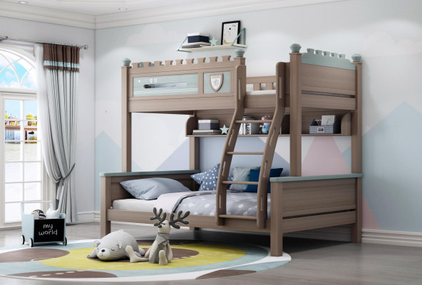 Stapelbed hoogslaper kinderbed hoogslapers grenen hout kinderkamer bed nieuw