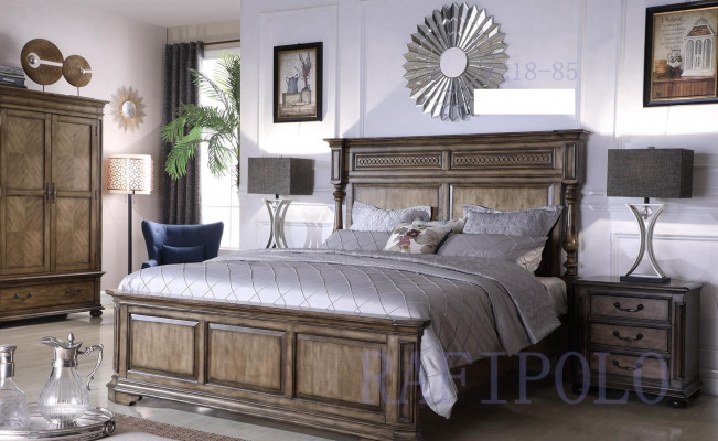 Landhuis designer meubels bed dubbele slaapkamer 180x200cm bedden Gründerzeit.