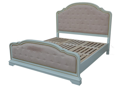 Houten bed tweepersoonsbed massief hout slaapkamer hotel bedden 180x200cm eiken nieuw.