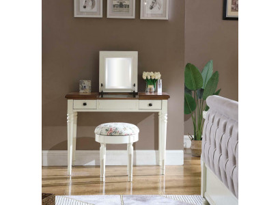 Kaptafel + krukje Console make-uptafels Tafel Consoles Secretaris Nieuwe spiegel