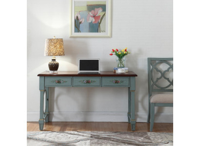 Bureau houten tafel computertafel massief hout kantoortafel tafel kantoormeubelen