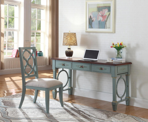 Bureau houten tafel computertafel massief hout kantoortafel tafel kantoormeubelen