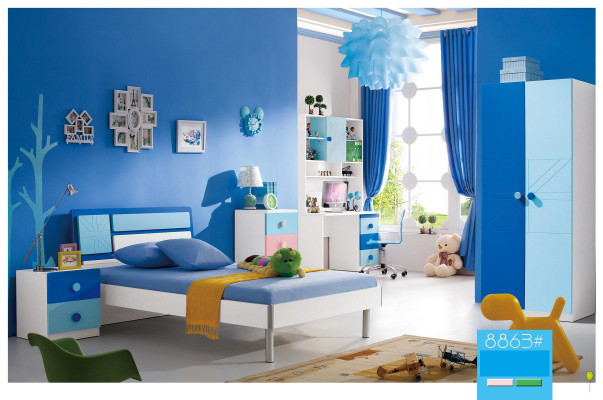 Ontwerp kinderkamer op maat gemaakte meubels moderne kinderkamer nieuwe kamer sets.