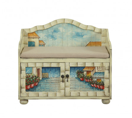 Opbergbank Zitbank Designer Bank Zitbank Zitmeubilair Houten bank Schoen
