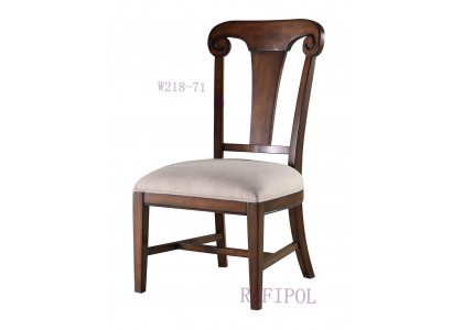 Luxe Design Zitstoel Stoelen Zitting Eetkamer Hout Textiel Fauteuil Massief Hout Nieuw