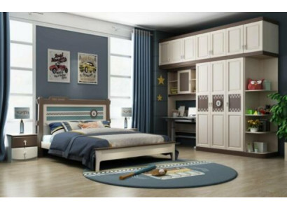 Slaapkamer compleet set Bed Nachtkastje Commode 6-delig Ontwerp Houten Meubel Sets
